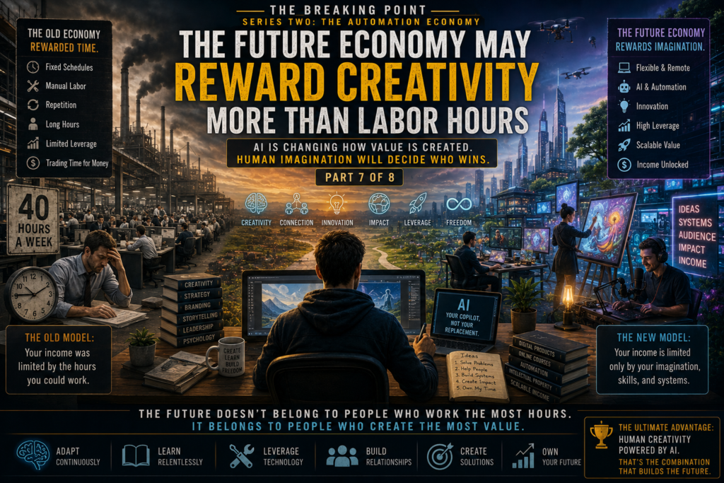 Creative professionals using artificial intelligence, digital tools, and scalable technology to build businesses and ideas in the future economy